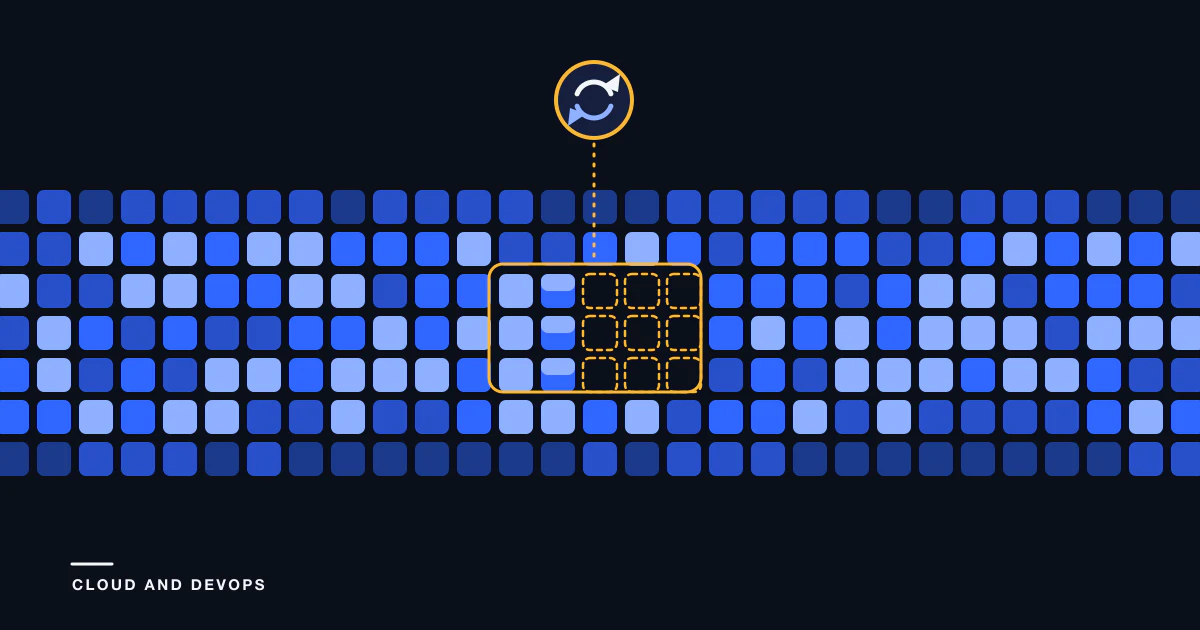 A heatmap calendar with a block of missing days outlined and being filled in again.