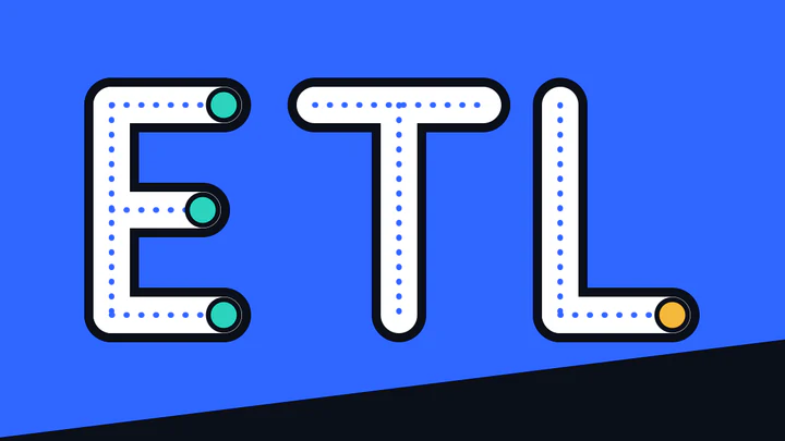 The letters E, T and L built from white pipes with data flowing through them, on a blue background.
